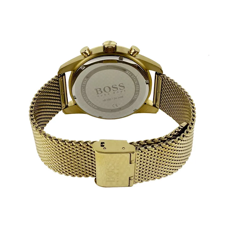 Hugo Boss Skymaster Men's Watch Gold Chronograph 1513838