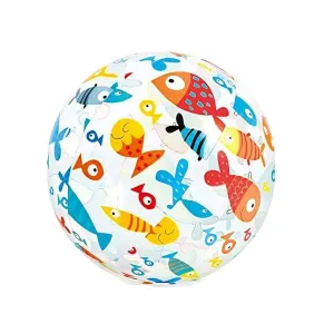 Intex Beach Ball Inflatable Swimming Pool Toy - Fish 51cm / 20"