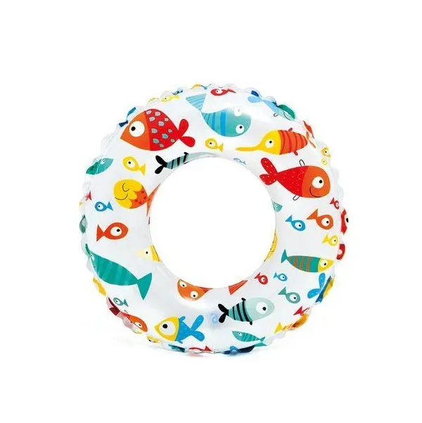 Intex Swim Ring & Beach Ball Inflatable Swimming Pool Toy Fish