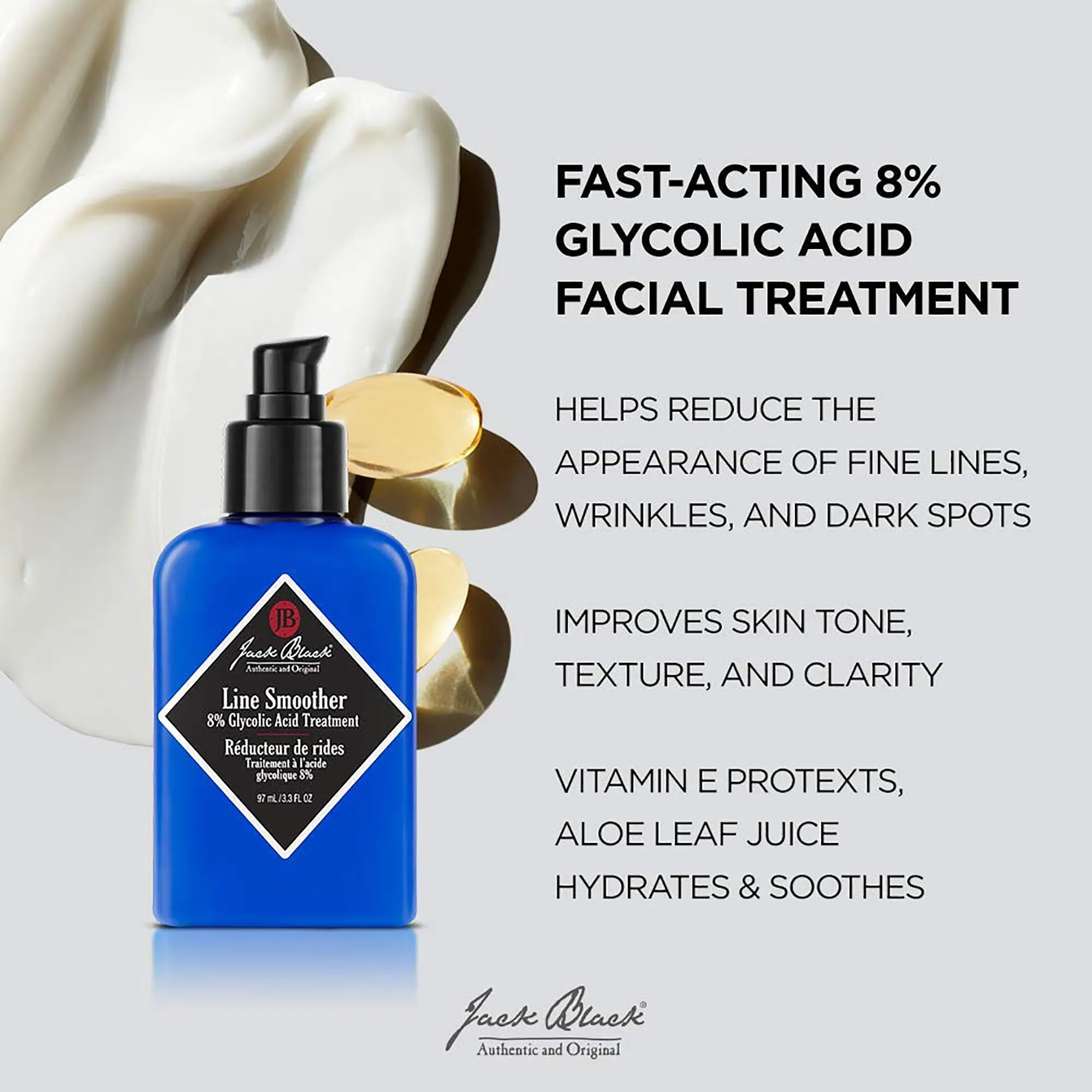Jack Black Line Smoother 8% Glycolic Acid Treatment