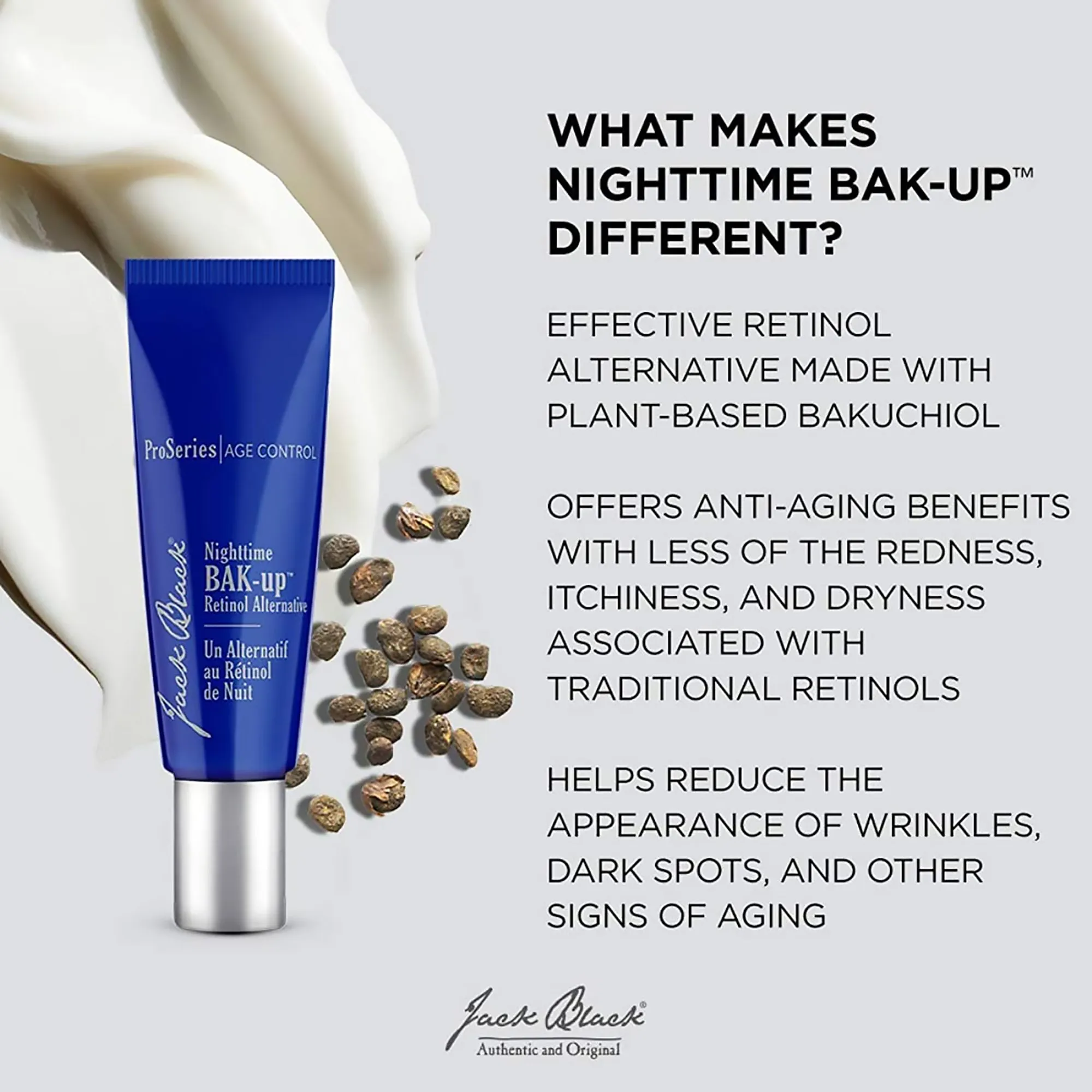 Jack Black Nighttime BAK-up Retinol Alternative