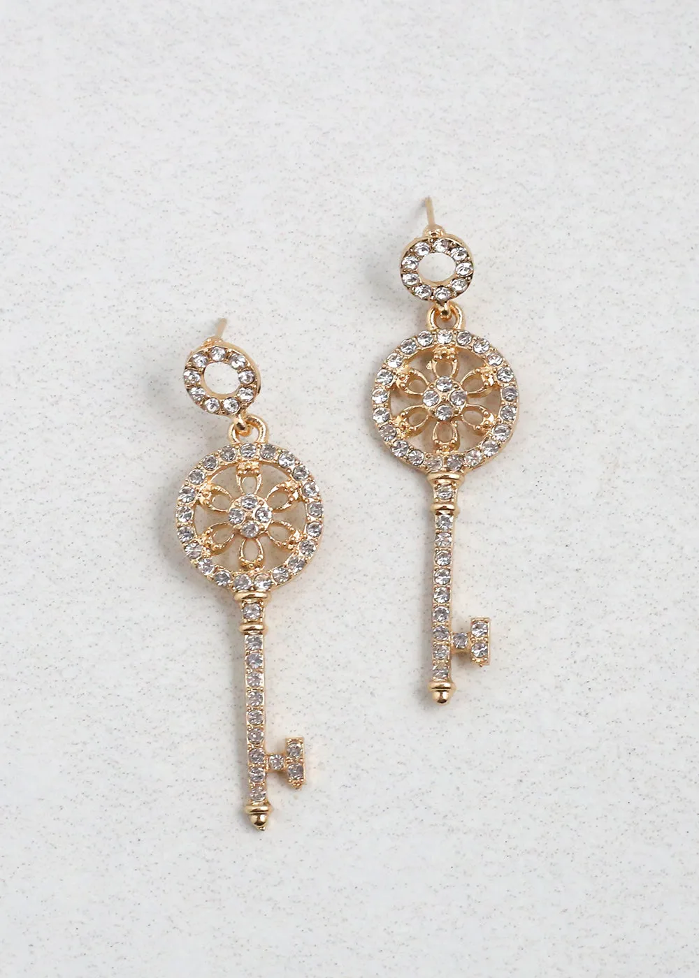 Key Dangle Earrings