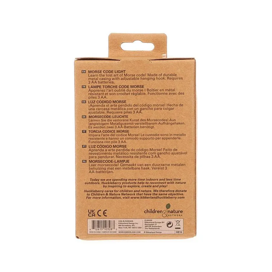 KIKKERLAND Huckleberry Morse Code Light