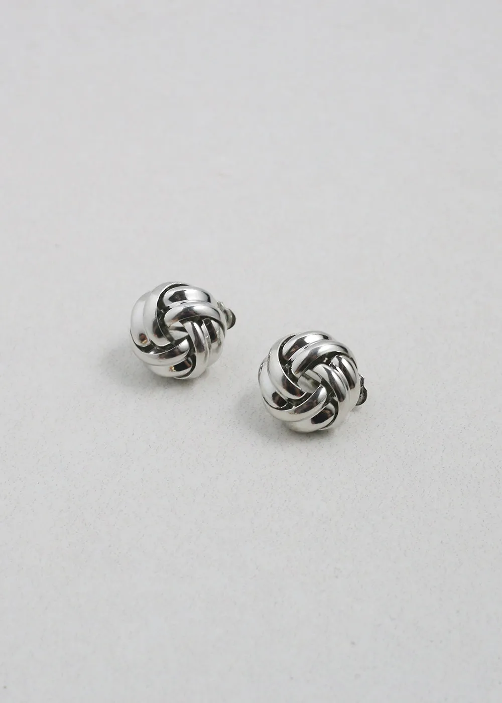 Knot Stud Clip-On Earrings