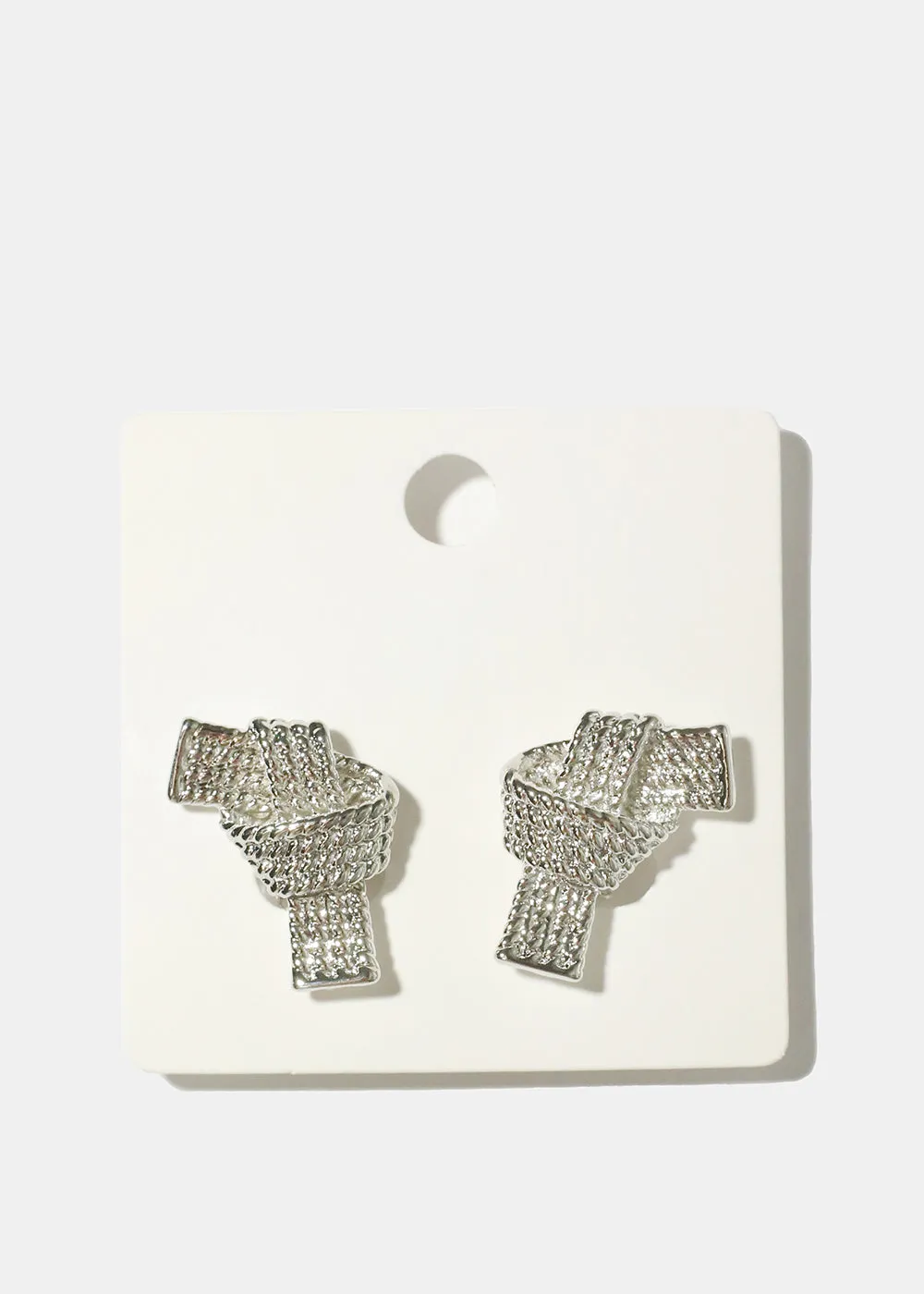 Knotted Clip-On Earrings