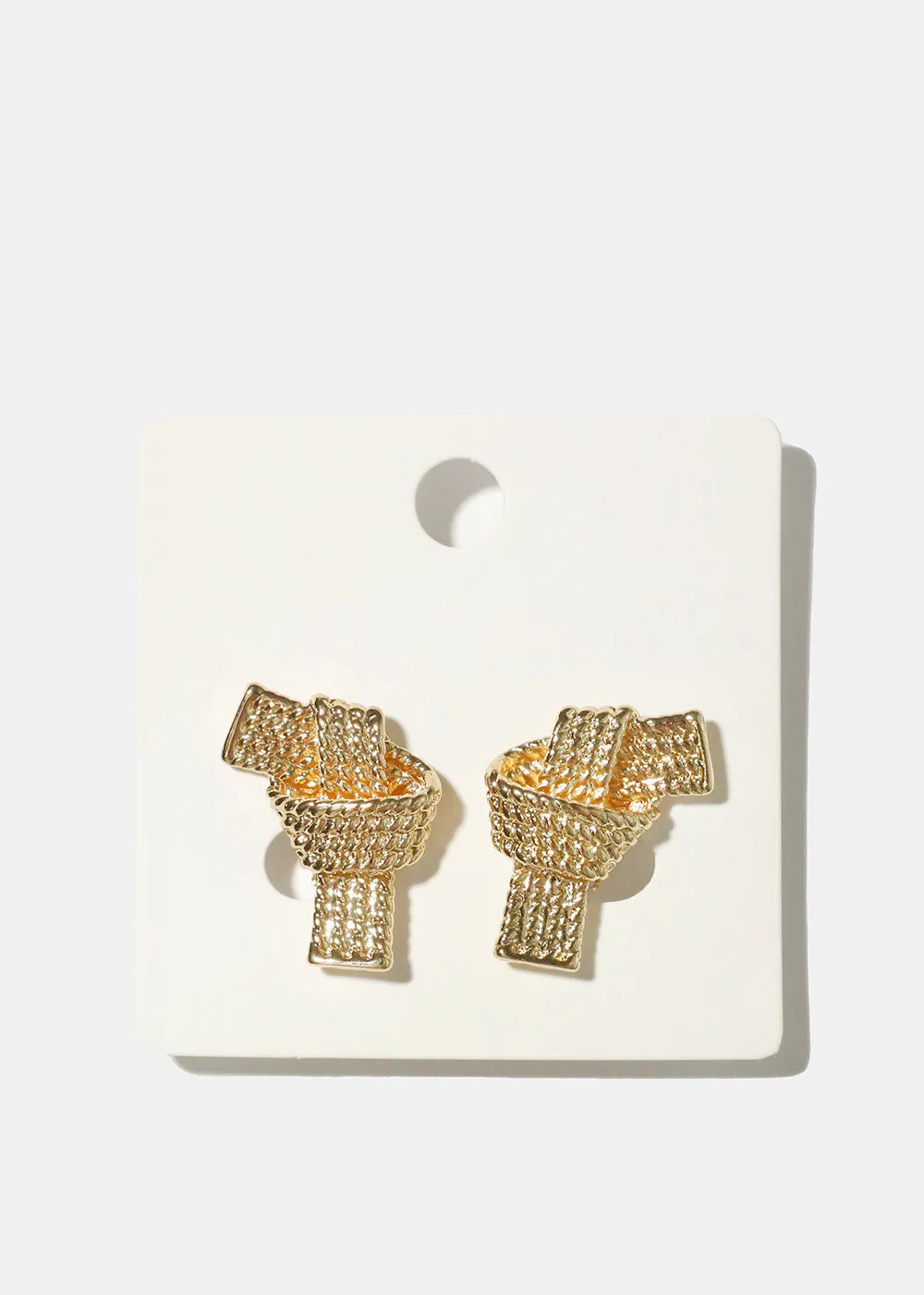 Knotted Clip-On Earrings