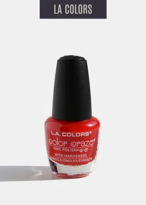 L.A. Colors - Color Craze Nail Polish - Moody Red
