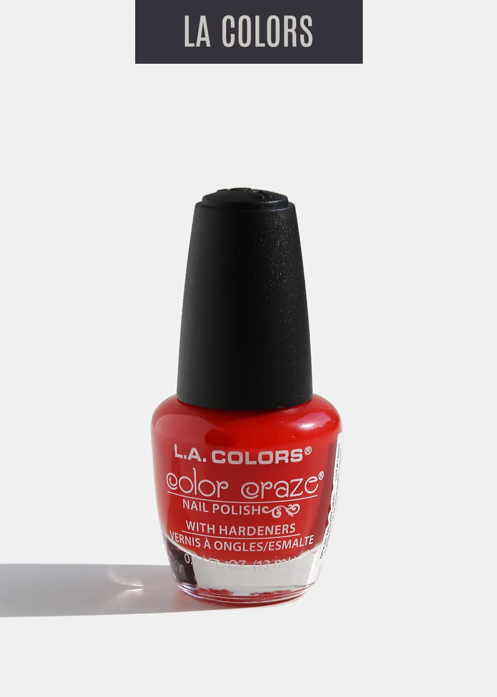 L.A. Colors - Color Craze Nail Polish - Moody Red
