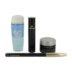 Lancome Hypnose Black Mascara Eyeliner Eye Cream Set (Blemished Box)