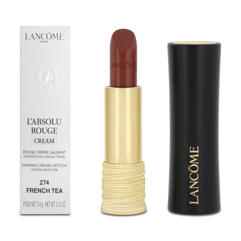 Lancome L'Absolu Rouge Cream Red Lipstick 274 French Tea