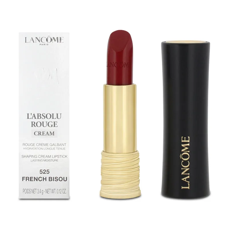 Lancome L'Absolu Rouge Cream Red Lipstick 525 French Bisou
