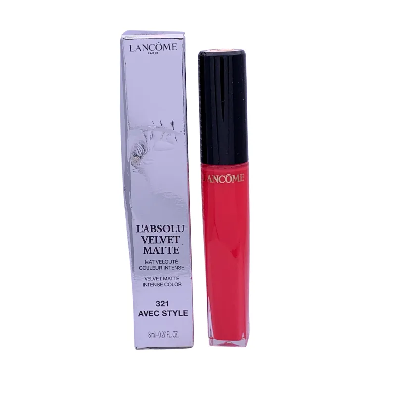 Lancome L'Absolu Velvet Matte Pink 321 Avec Style (Blemished Box)