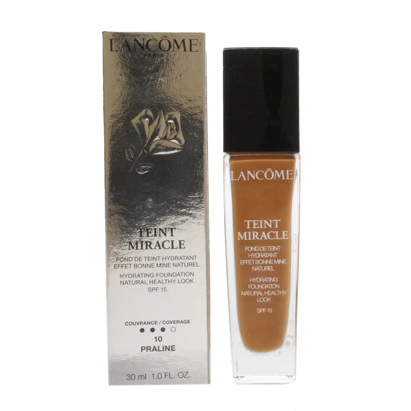 Lancome Teint Foundation 10 Praline SPF15 30ml (Blemished Box)