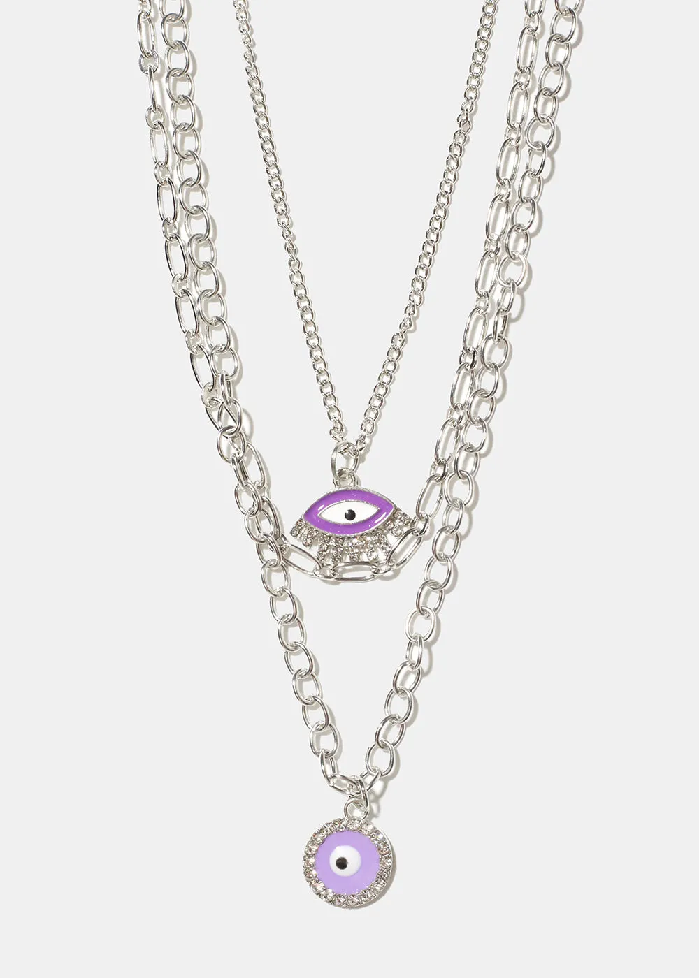 Layered Evil Eye Necklace