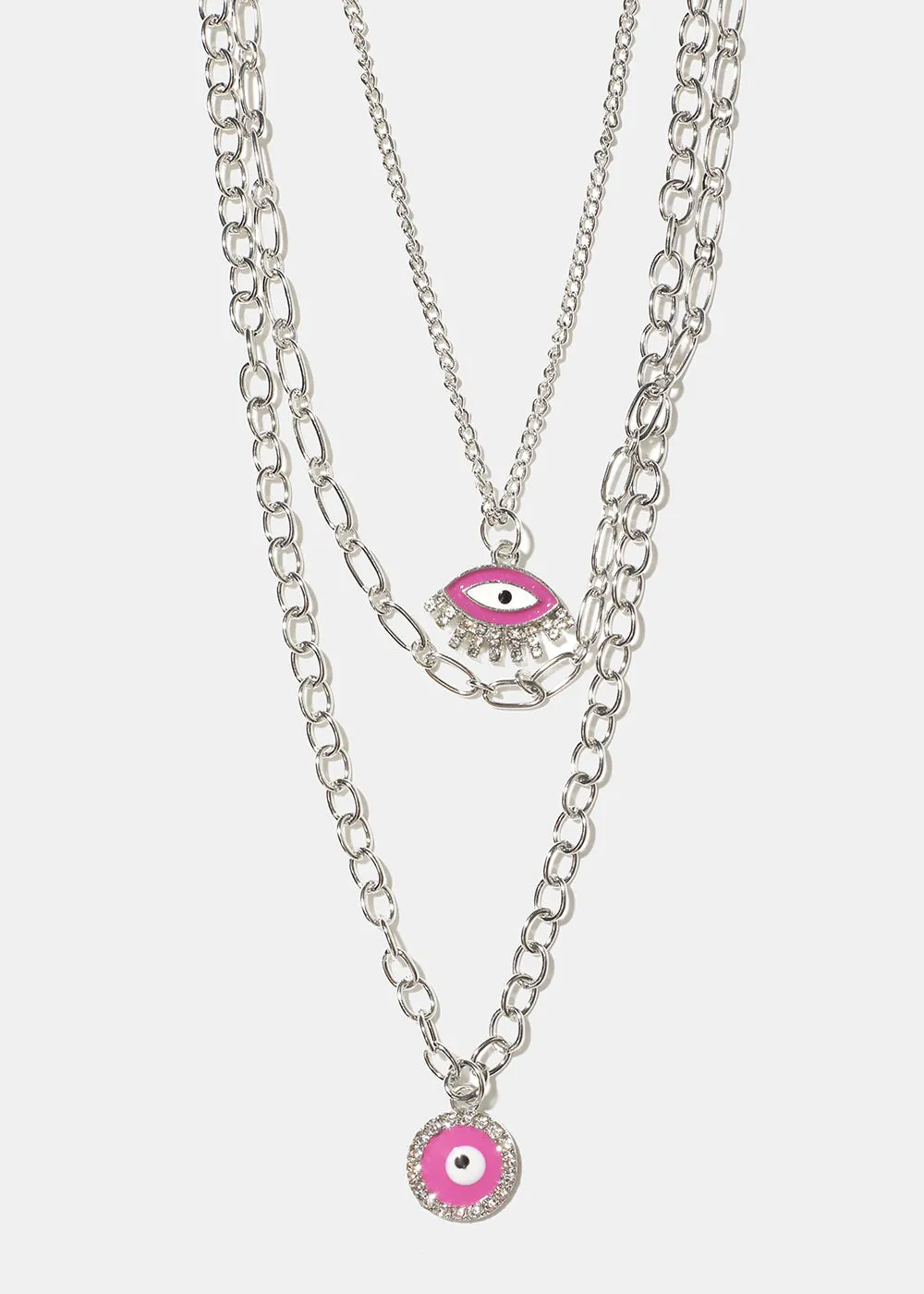 Layered Evil Eye Necklace