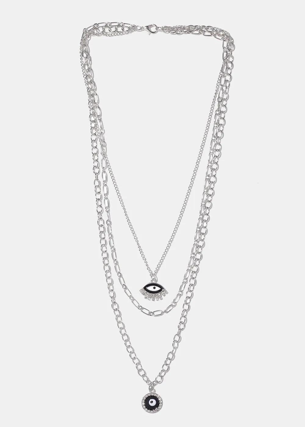 Layered Evil Eye Necklace