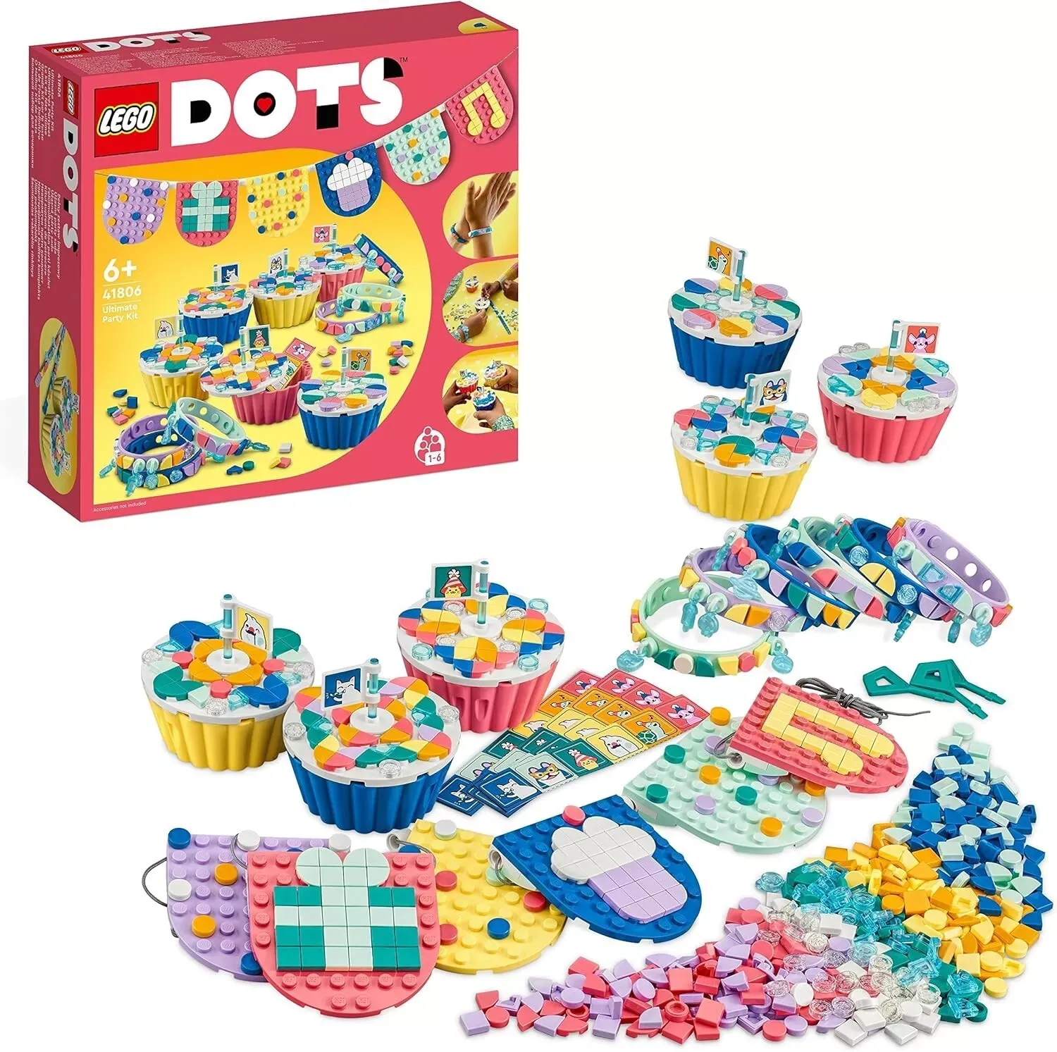 LEGO Dots Ultimate Party Kit Birthday Set 41806 Age 6  