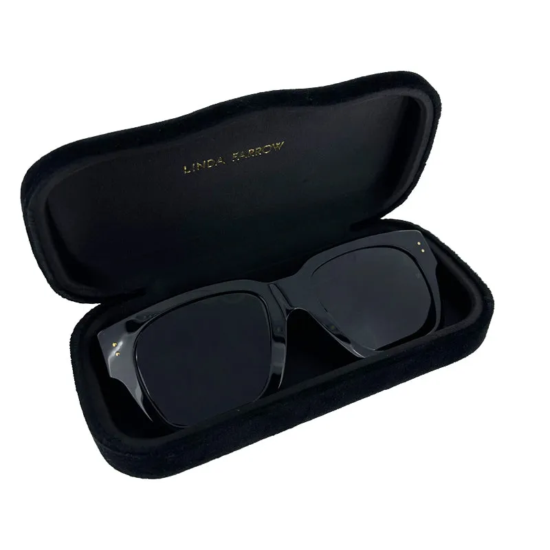 Linda Farrow Amber D-Frame Black Women's Sunglasses 6225/LFL1001C1SUN