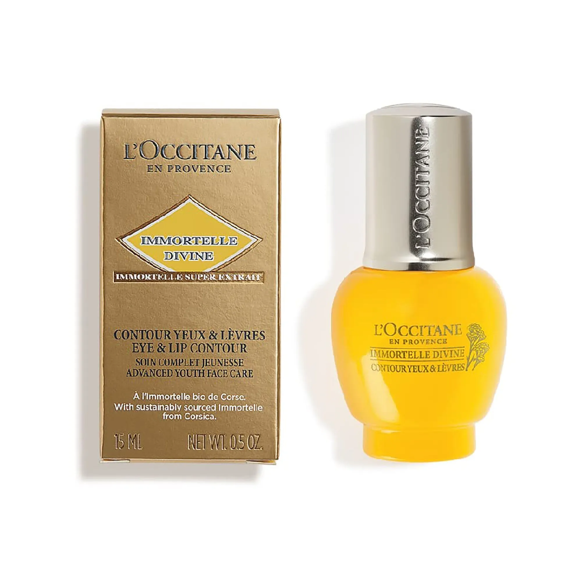 L'Occitane Immortelle Divine Eyes & Lip Contour 0.5OZ