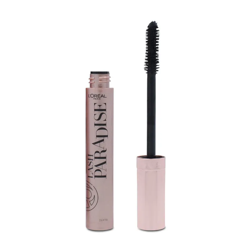 L'Oreal Black Mascara Eyeliner Nude Lipstick 235  Make Up Set (Blemished Box)