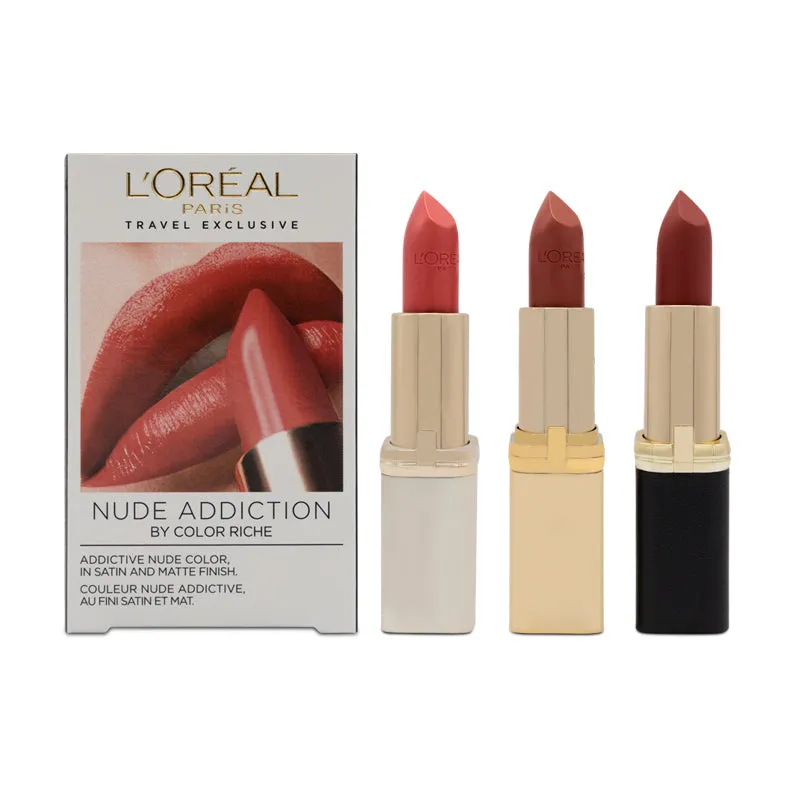 L'Oreal Colour Riche 3 Lipstick Gift Set 4,8g each