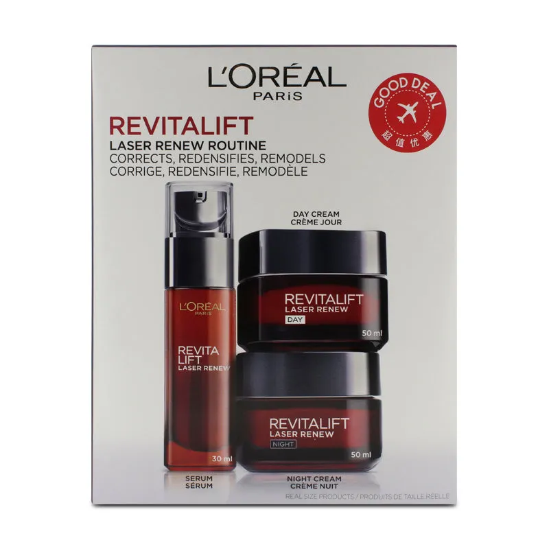 L'Oreal Revitalift Day Night Cream 50ml serum 30ml Set