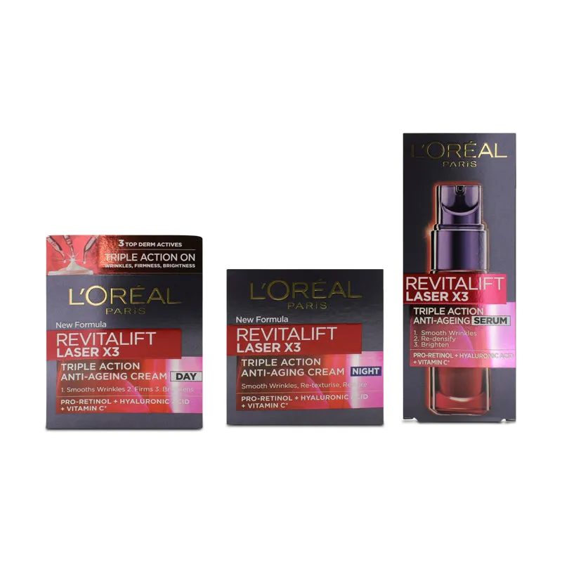 L'Oreal Revitalift Day Night Cream 50ml serum 30ml Set