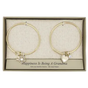 Lovita Gold Bangle Happiness Is Being A Grandma (Ex Display)