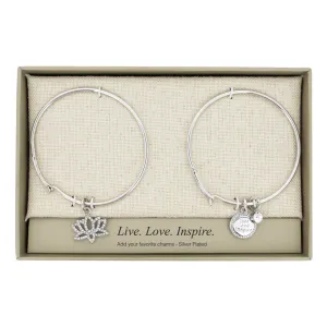 Lovita Silver Bangle Live. Love. Inspire.