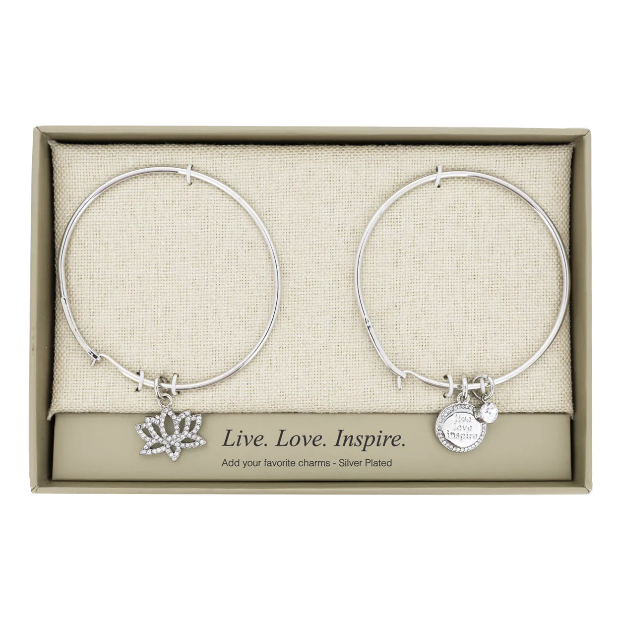 Lovita Silver Bangle Live. Love. Inspire.