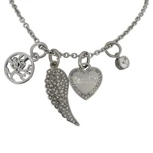 Lovita Silver Plated Necklace Family Is Forever