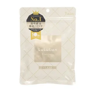 LULULUN Precious Face Mask Clear 7pc  (7pcs)