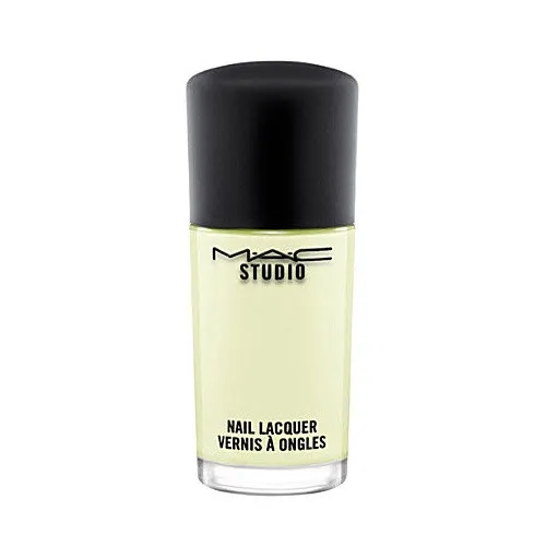 MAC Studio Nail Lacquer, Green Nail Polish - Baby Split (Blemished Box)