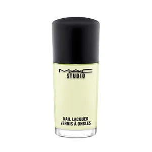 MAC Studio Nail Lacquer, Green Nail Polish - Baby Split (Blemished Box)