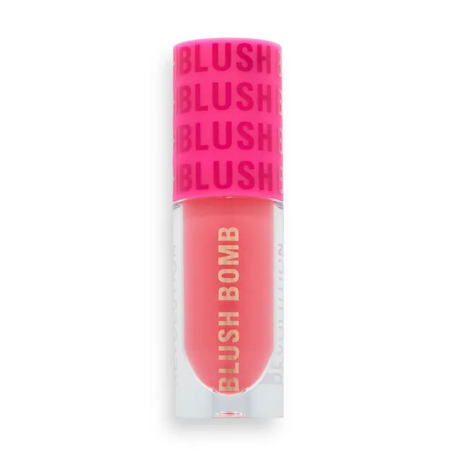 Makeup Revolution Blush Bomb Cream Blusher (Savage Coral)