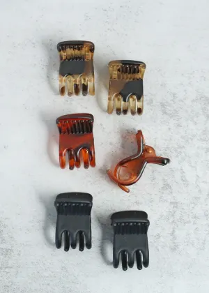 Mini Jaw Clip Set of 3