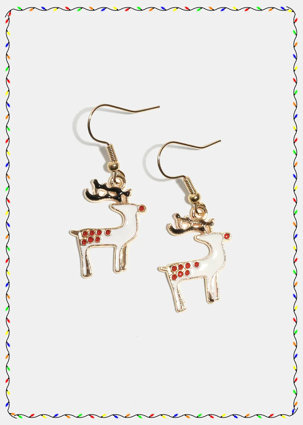 Miss A Christmas Earrings - Deer