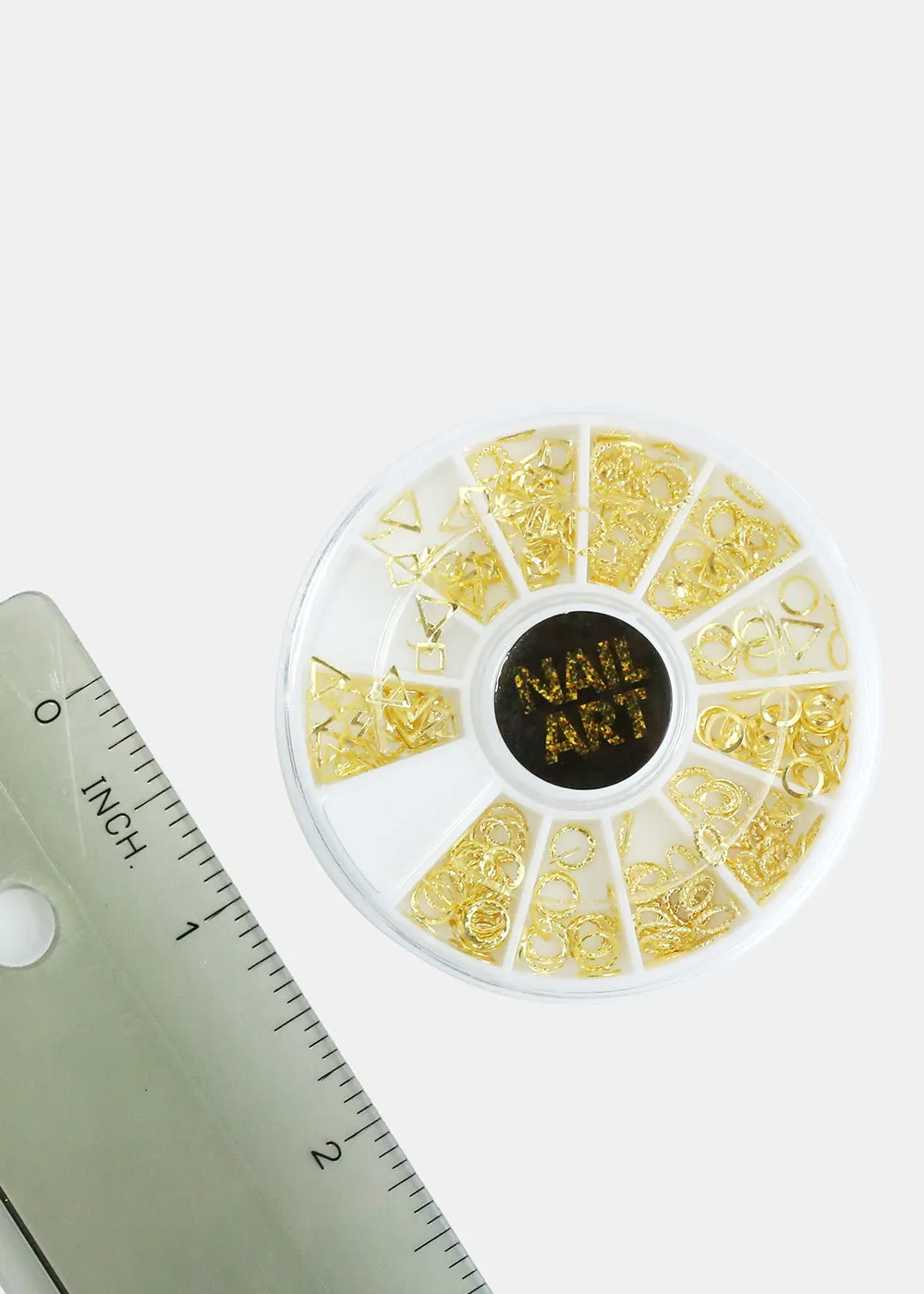 Multi Design Gold Nail Art