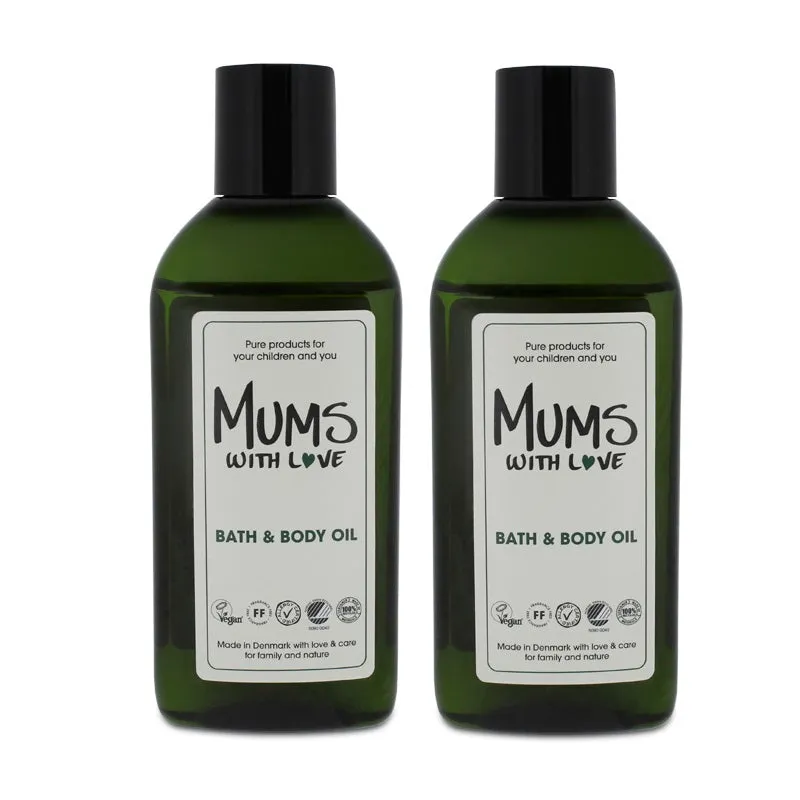Mums With Love Bath & Body Oil 100ml For Family x 2