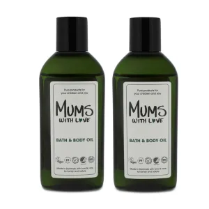 Mums With Love Bath & Body Oil 100ml For Family x 2
