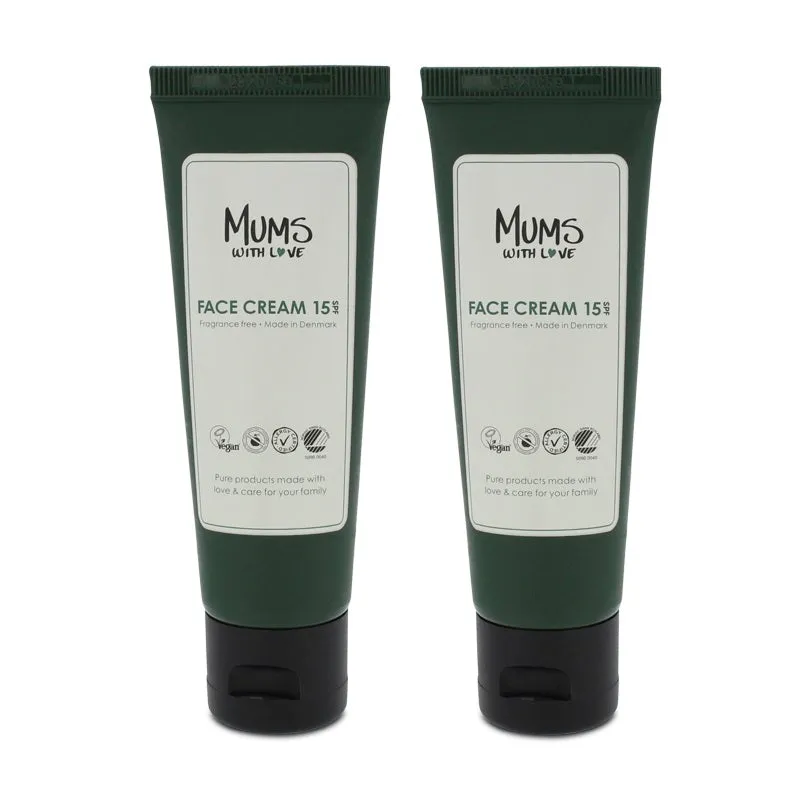 Mums With Love Face Cream SPF15 50ml x 2
