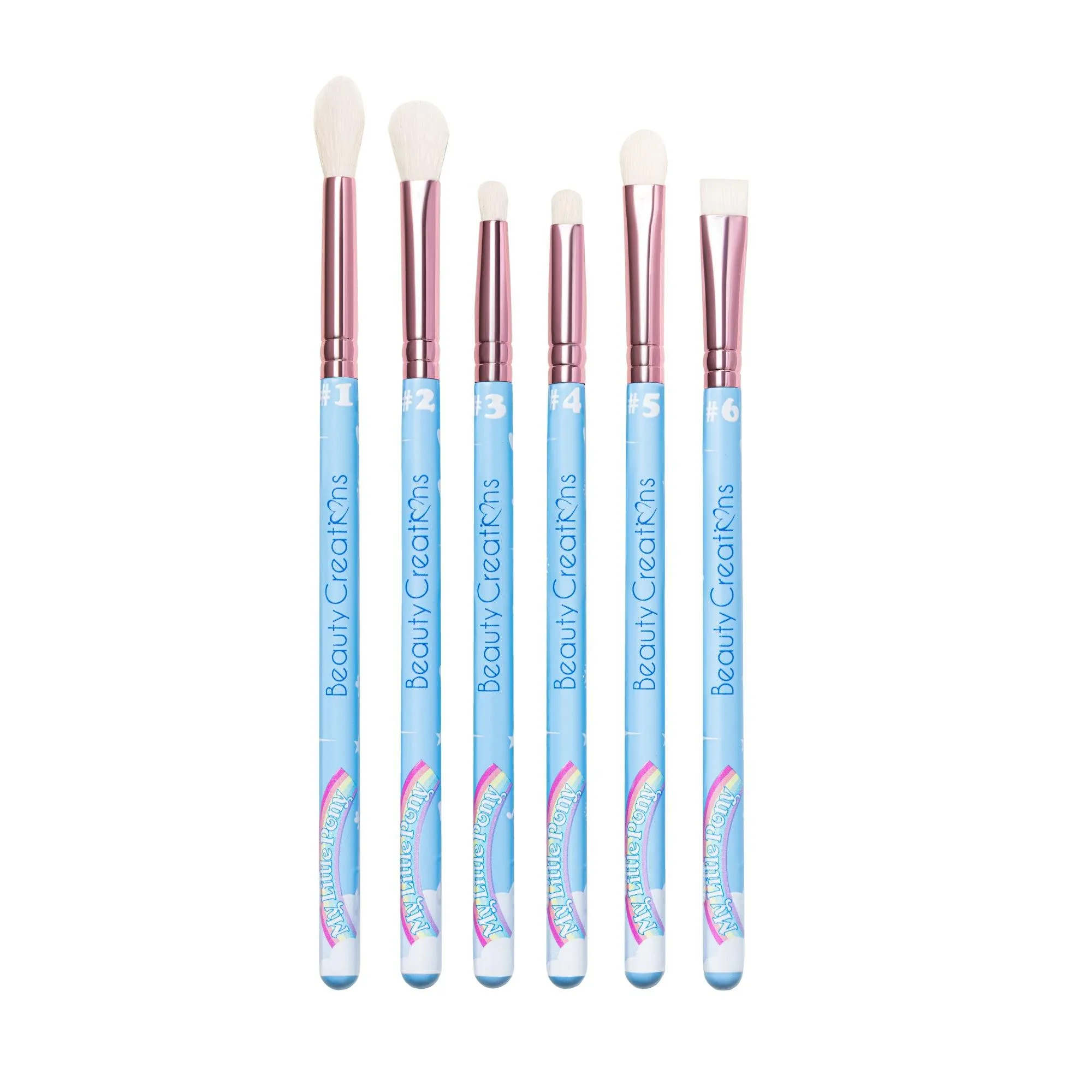 My Little Pony "Rainbow Magic" 6 Piece Eye Brush Set Beauty Creations