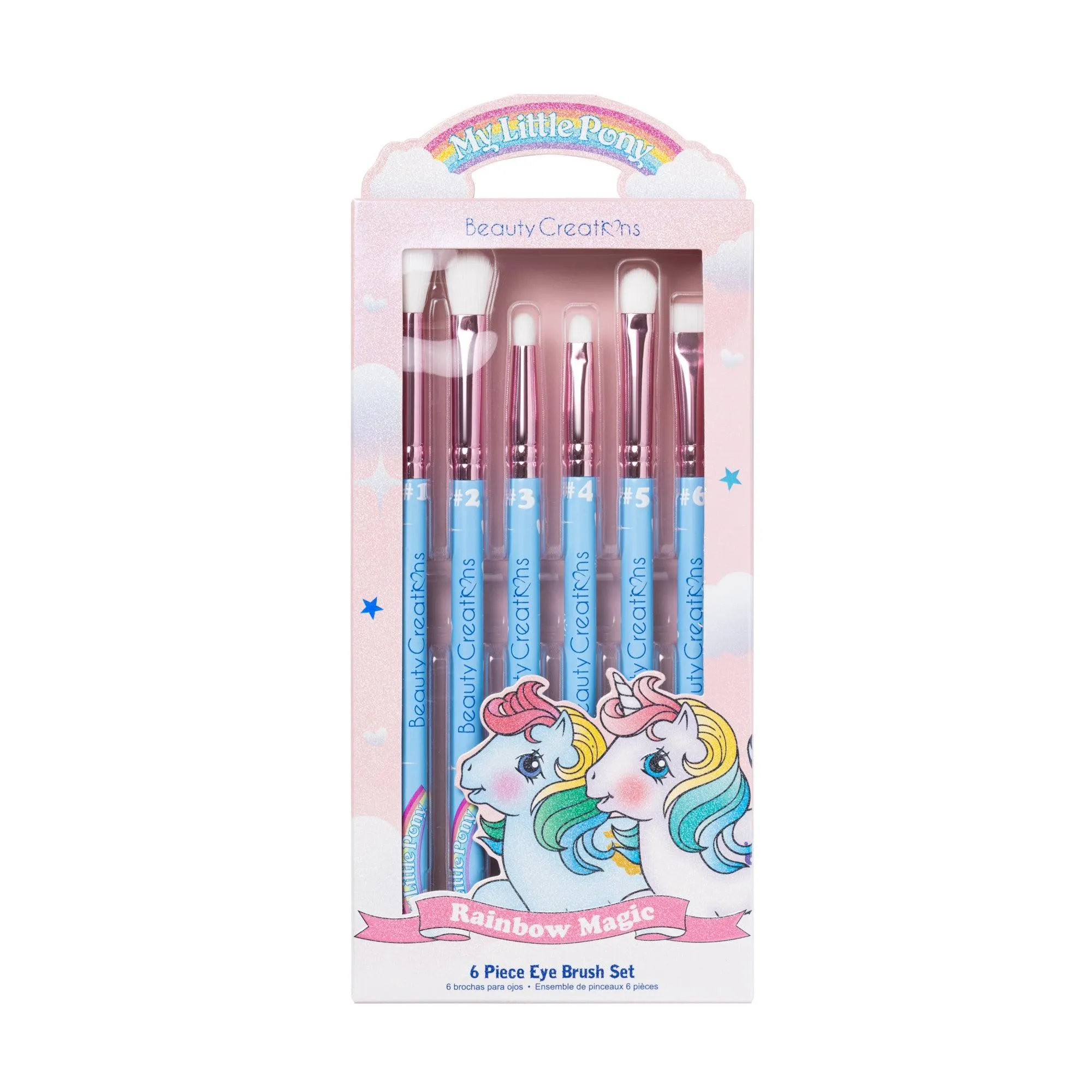 My Little Pony "Rainbow Magic" 6 Piece Eye Brush Set Beauty Creations