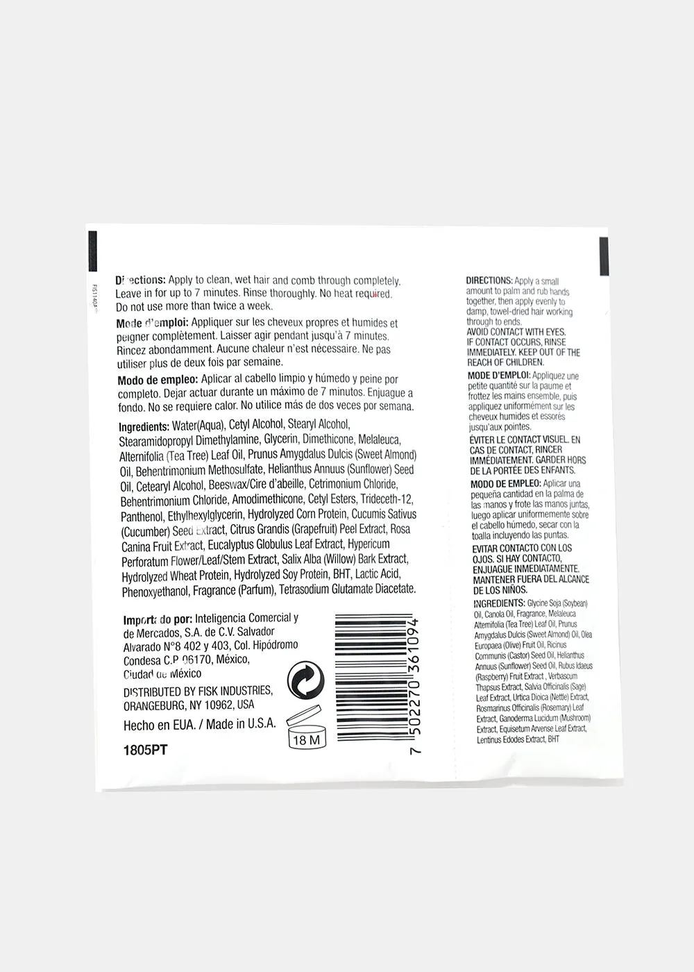 Nature's Spirit Hair Oil & Mask- Tea Tree Oil