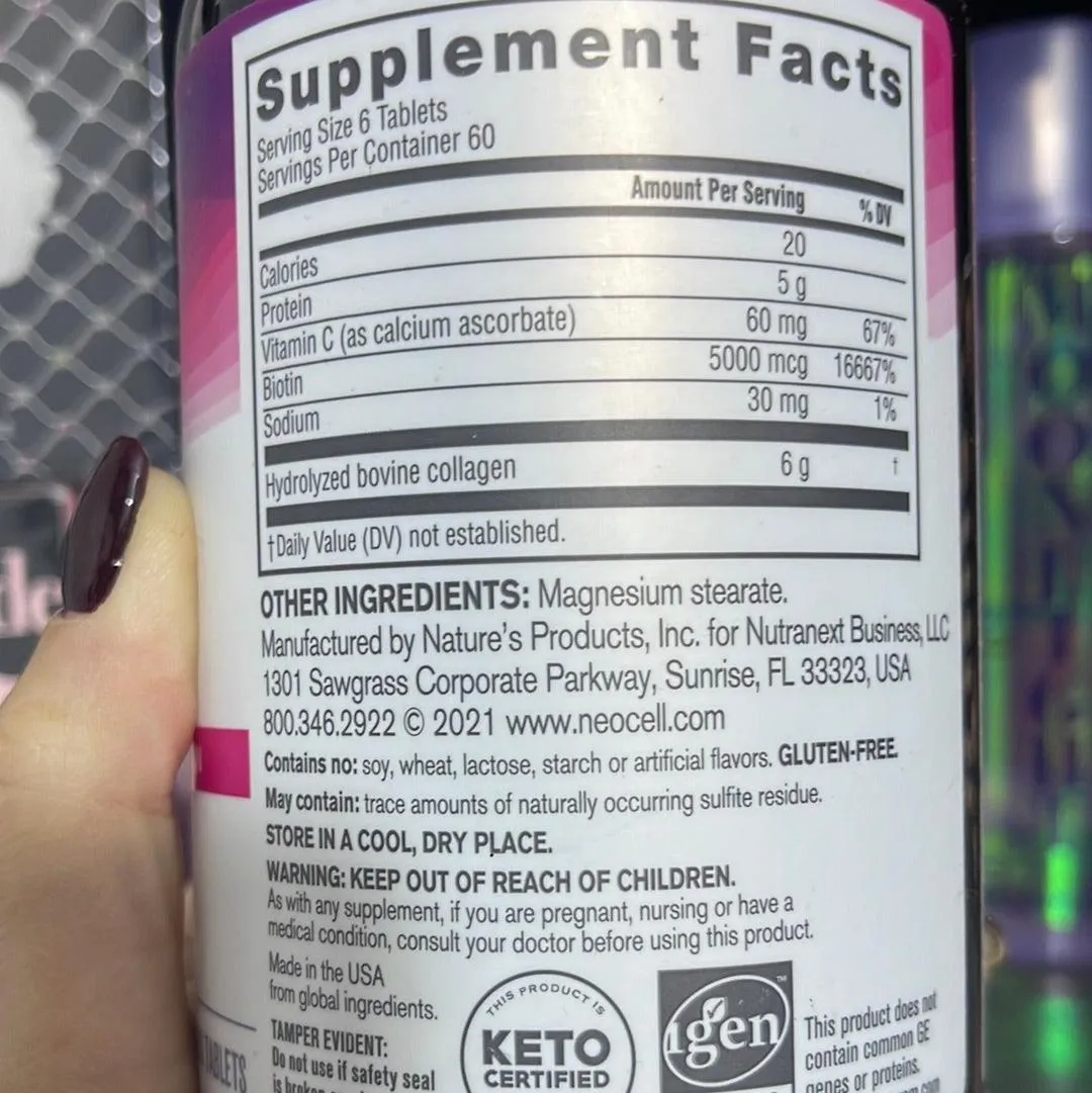 Neocell Super Collagen   Vitamin C & Biotin (360Ct)