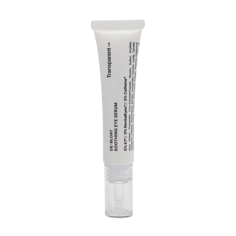 Niche Beauty Transparent De-Bloat Soothing Eye Serum 15ml (Blemished Box)