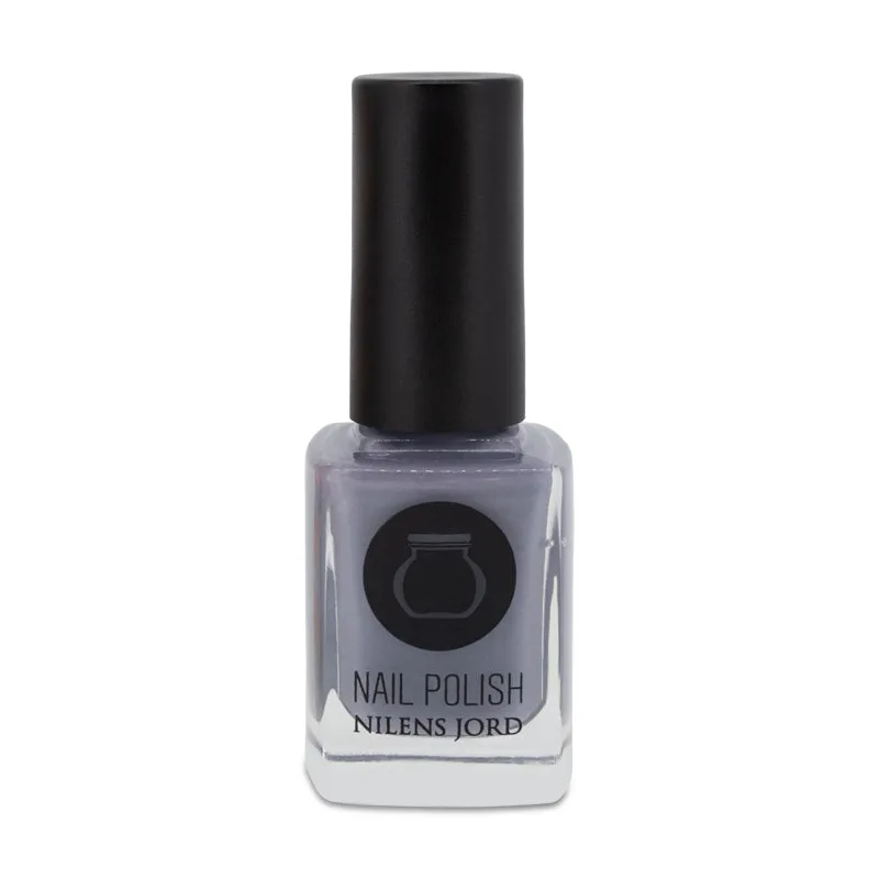 Nilens Jord Blue Nail Polish No 6602 Storm Nail Varnish Long Lasting Wide Brush