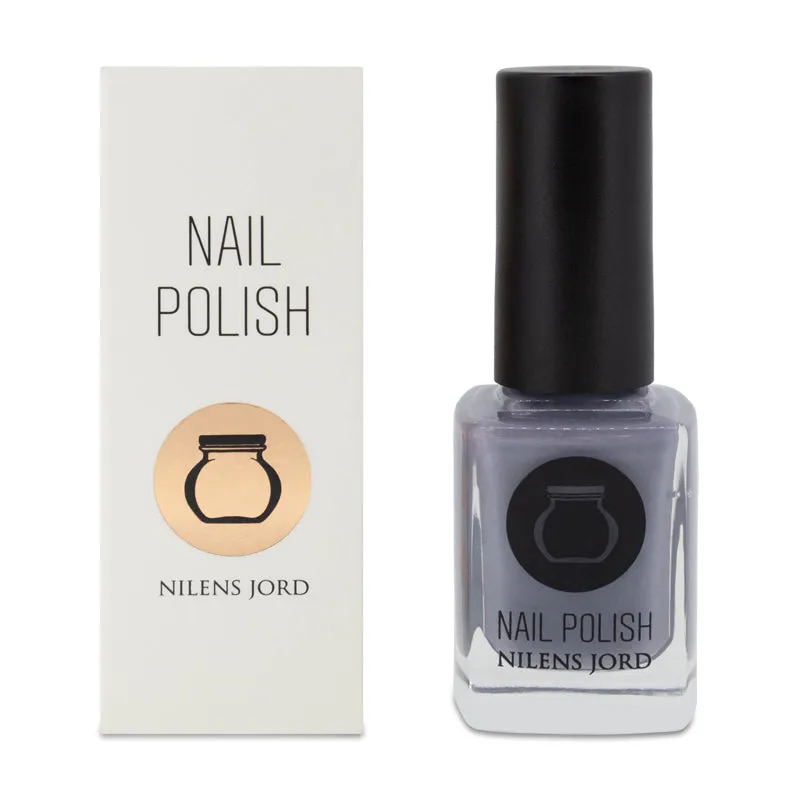 Nilens Jord Blue Nail Polish No 6602 Storm Nail Varnish Long Lasting Wide Brush
