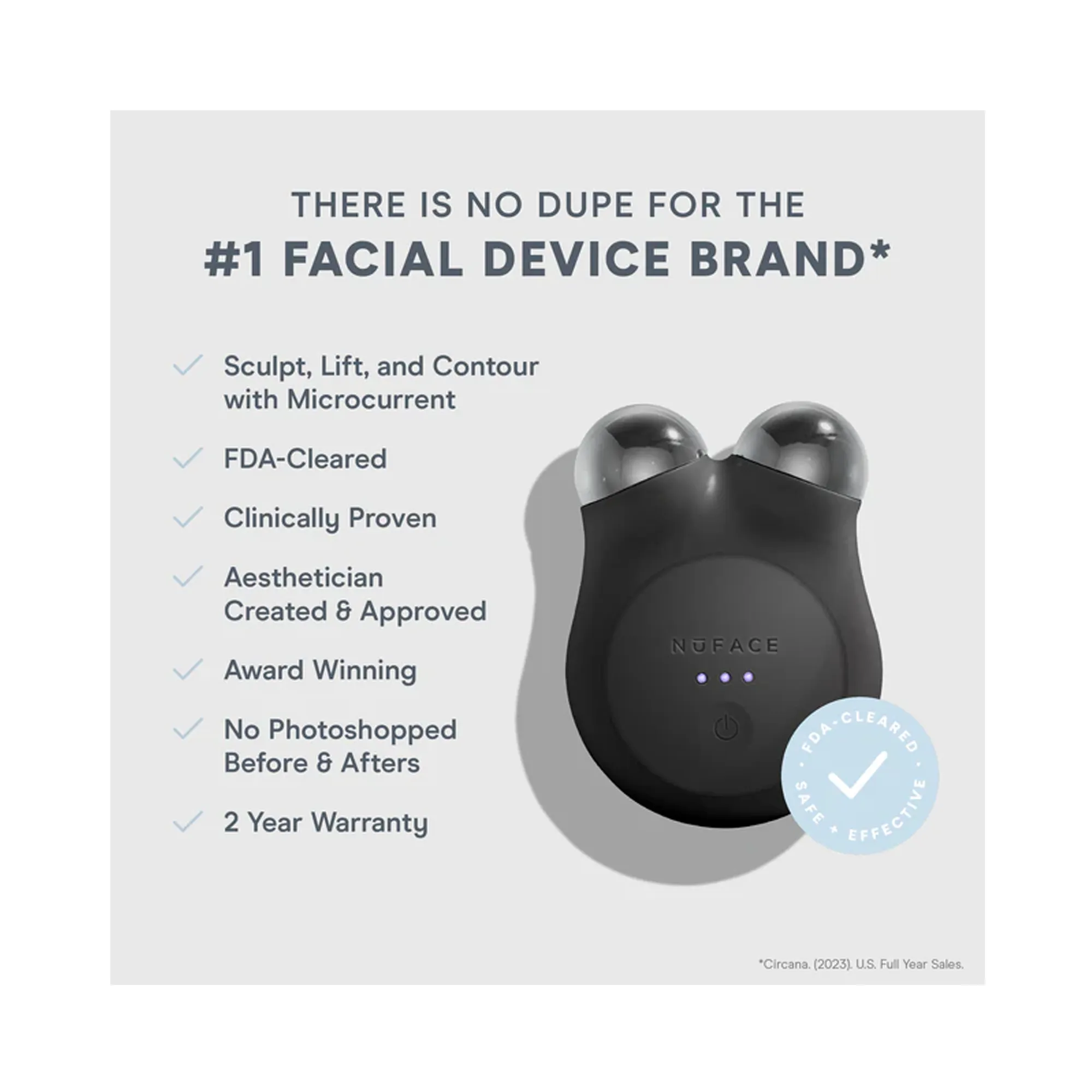 NuFace Mini  Midnight Black