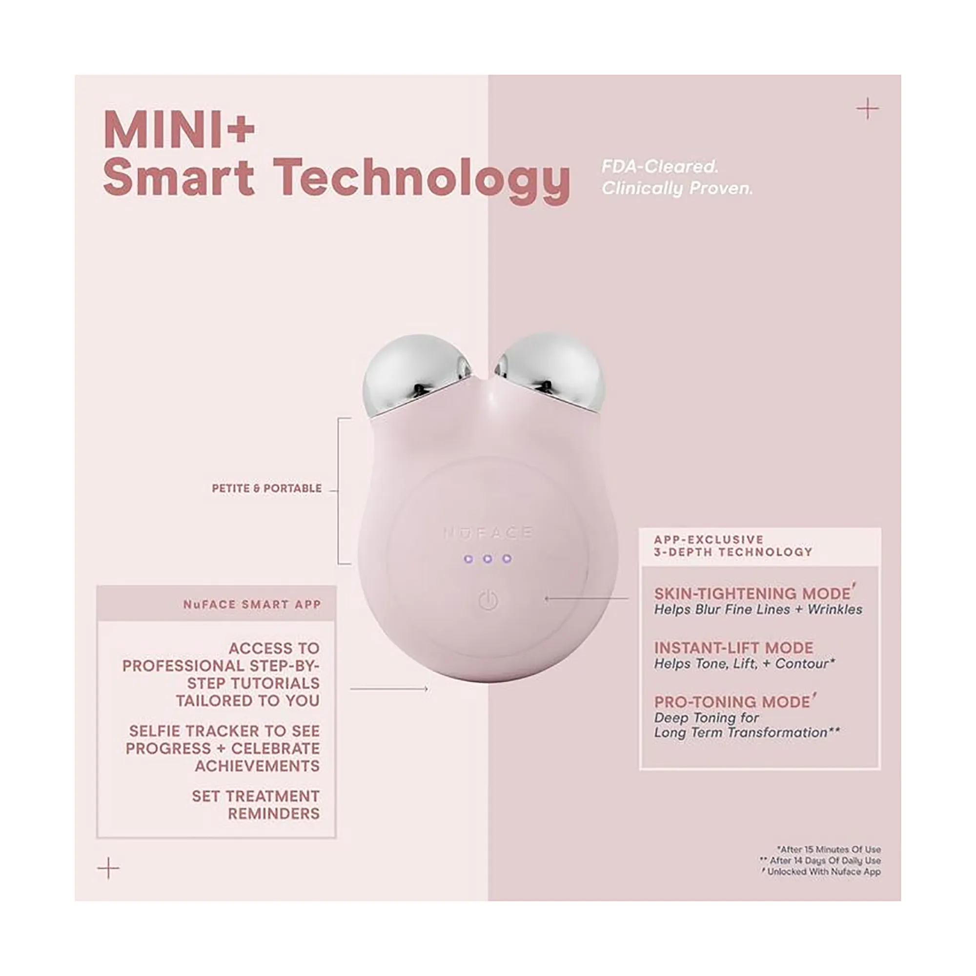 NuFace Mini  Sandy Rose